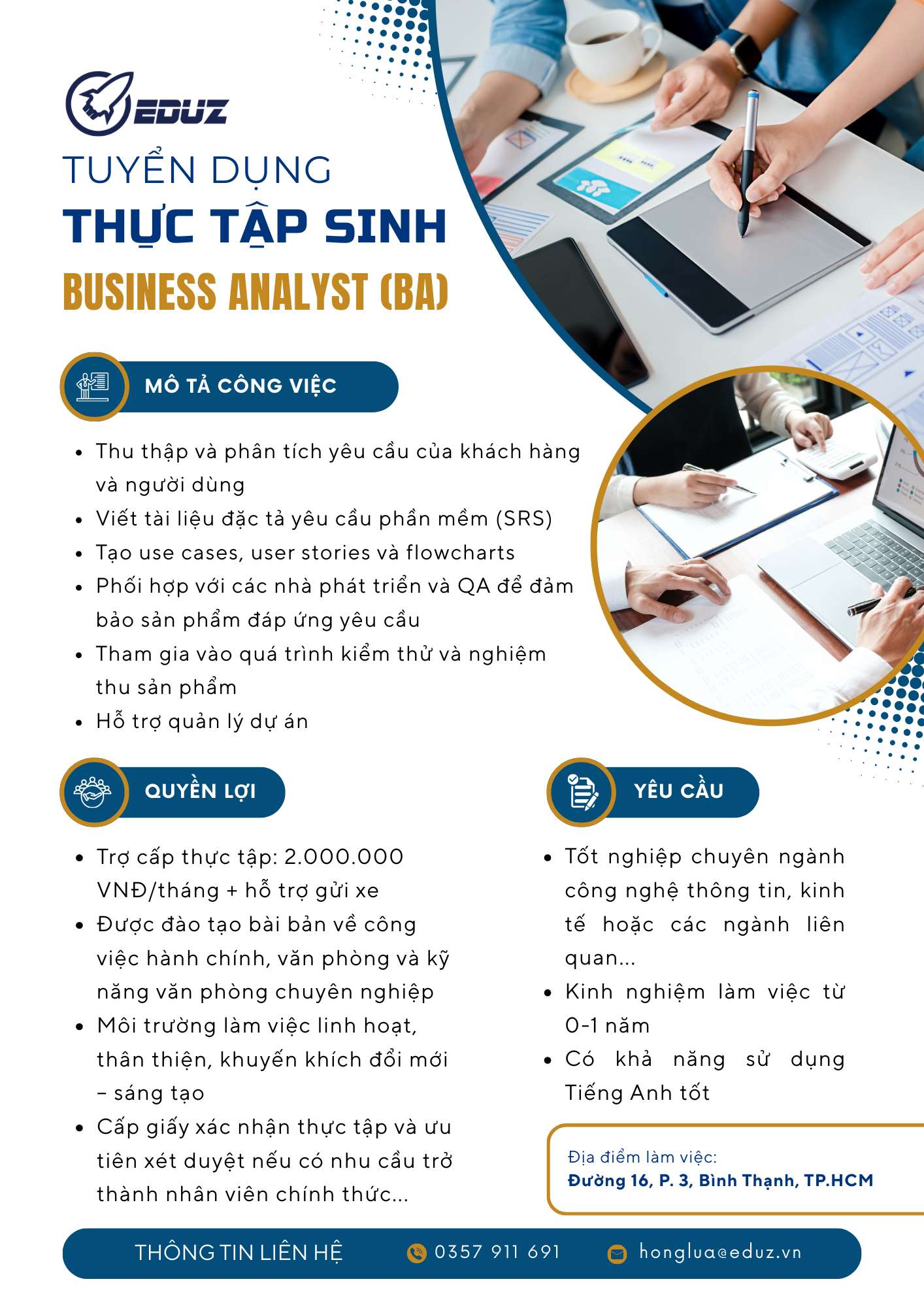 Mô tả công việc