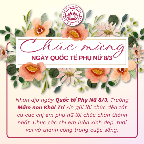 Chúc Mừng Ngày Quốc Tế Phụ Nữ 08/03/2025