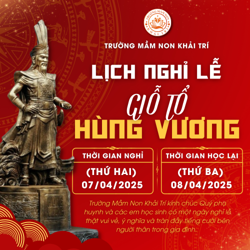 Thông Báo Nghỉ Lễ Giỗ Tổ Hùng Vương 2025